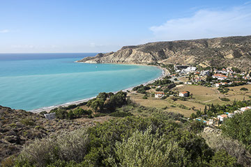 View of Fikardou Ancient Village