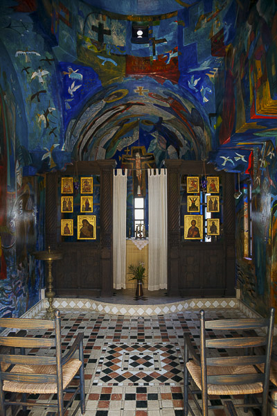 View of Fikardou Ancient Village