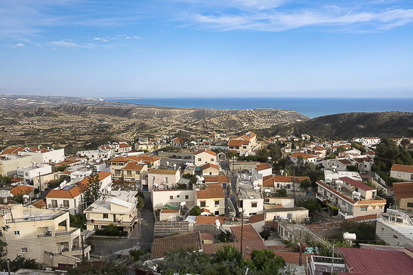 View of Fikardou Ancient Village