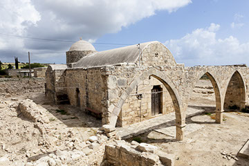 View of Fikardou Ancient Village