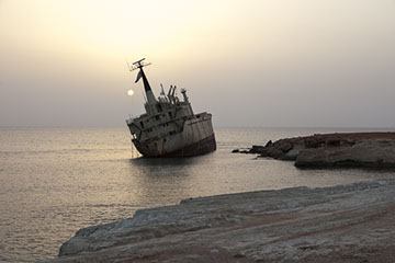 View of Fikardou Ancient Village