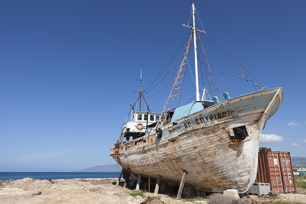 View of Fikardou Ancient Village