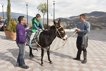 View of Fikardou Ancient Village