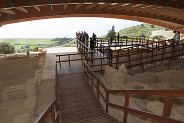 View of Fikardou Ancient Village