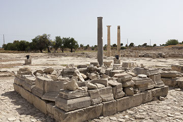 View of Fikardou Ancient Village