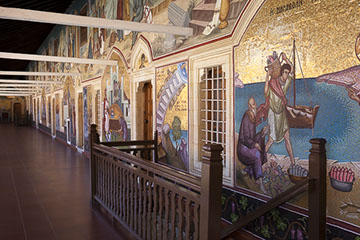 View of Fikardou Ancient Village