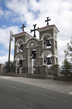 View of Fikardou Ancient Village