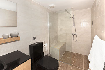 View of Heaven's Edge Guest Bathroom